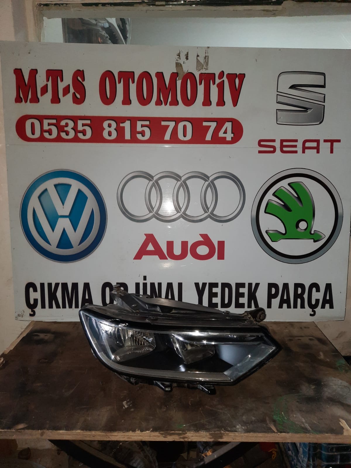 Volkswagen passat b8 kasa sağ ön far 2014-2020